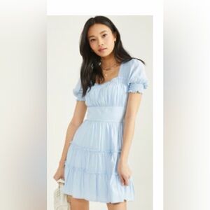 Altar'd State Benton Dress in Light Blue